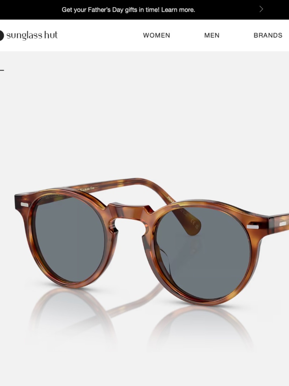 Oliver Peoples Iconic Gregory Peck Sunglasses $516